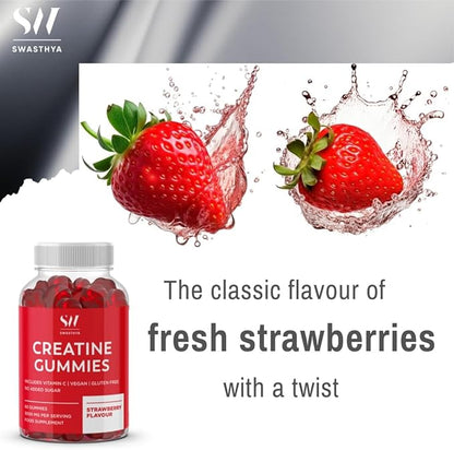 Creatine Gummies - Strawberry Flavour