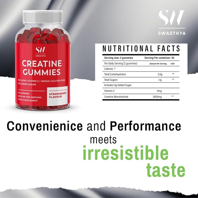 Creatine Gummies - Strawberry Flavour